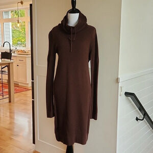 || PRANA || sweater, dress, mini, cowl neck, tunic, long sleeves, size small